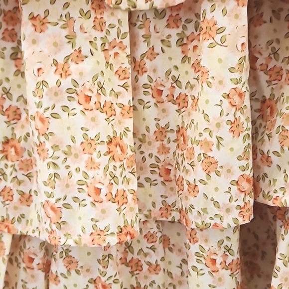 ALTAR'D STATE NWOT Floral Boho Off-Shoulder Short Sleeve Mini Dress Sz Medium - Picture 6 of 8